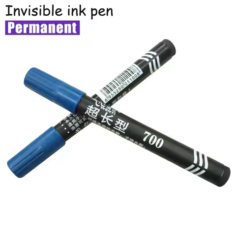 1 Piece Invisible Pen Ink Marker Thick Round Tip UV Pen Ultraviolet Colorless Pens School Stationery