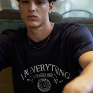 [MOO 2/24] I am Everything T-shirt เสื้อยืดลายคอกลมสกรีนลาย "I am everything" ด้านหน้า