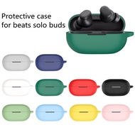 Beats Solo Buds Headphone Case Cover, Soft Silicone Shockproof Protective Skin Case for Beats Solo B