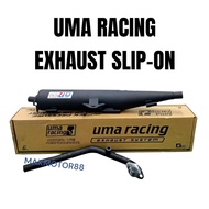 Uma Racing Exhaust Slip-on Y15ZR/ LCV8/ Y16ZR/ LC4S/ RS150/ RSX150 - Back  Ekzos Uma Racing