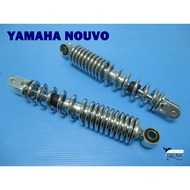 YAMAHA NOUVO -- REAR SHOCK SET (260 mm.) // Chrome Plated Spring