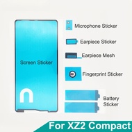 Aocarmo For Sony Xperia XZ2 Compact Mini XZ2C H8324 LCD Screen Display Adhesive Ear Speaker Mesh Bat