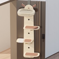 Hanging Door Cat Frame Cat Climbing Frame Cat Litter Cat Tree Solid Wood Cat Jumping Platform Free P