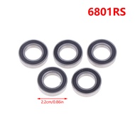 【Bright Spark】 5pcs Bearing 6800 6801 6802 6803 6804 6805 6806RS DDU RS Thin Deep Groove Bearings De