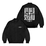 Auxso Clothing Jacket Bomber AVENGED A7X 1999 Men's waterproof Jacket Black Unisex