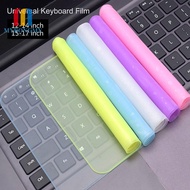 MYRON Clear Keyboard Film Dustproof Notebook Computer Laptop Keyboard Cover Keypad Protector Universal Waterproof Silicone 12-17 inch Skin/Multicolor