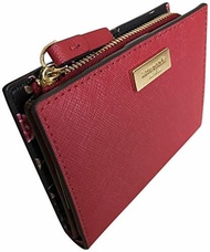 Kate Spade Shawn Laurel Way Hazy Rose Saffiano Leather Wallet Red