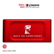 MERAH Kingston XS1000 2TB SXS1000R/2000G Portable SSD - Red