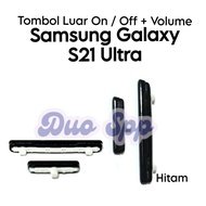 TOMBOL External Button 1 Set Power On Off + Volume Samsung Galaxy S21 Ultra / SM-G998B / SM-G998B/DS