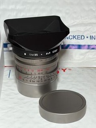 絕版老周雙非球 Light lens lab 35mm F1.4 Dual Aspherical 11873 (Titanium Limited Edition) Leica SUMMILUX AA