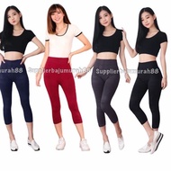 Lookatmeofficial • {7Colors} Leggings 7per8 Plain Short Import | Plain 7/8 Leggings | Leggings 7/8 J