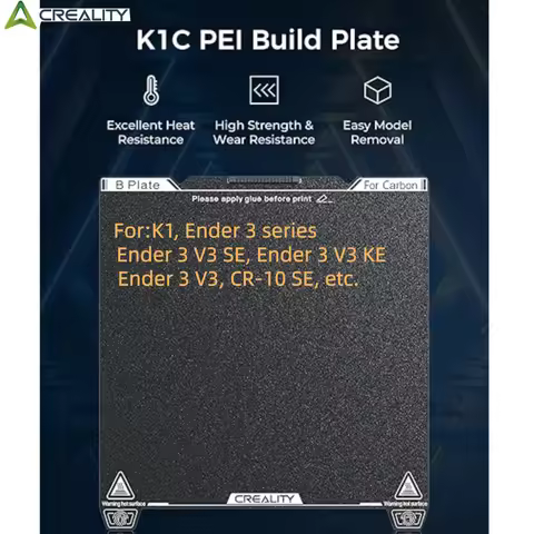 Creality K1 SE Build Plate 235x235mm Textured PEI Sheet with Nozzle Cleaner Platform Plate for K1 SE