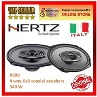 Hertz Uno X 690 car 4-Way Coaxial Speaker (340W/6 x 9) high quality speaker car speaker