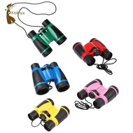 [kokiya] Kids Binoculars Toy Shockproof Telescope Magnifying Glass Compact Binoculars for Sports Eve