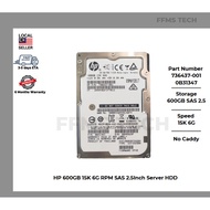 HP 600GB 15k 6G rpm SAS 2.5 server HDD Server Workstation HDD