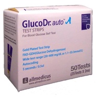 ✽GLUCODR. AUTO BLOOD GLUCOSE TEST STRIPS 50S EXP082025✸