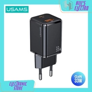 Usams T43 Mini 33W GEN Fast Charger Turbo Charger QC PD PPS Adapter