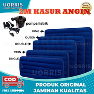 UORRIS Kasur Angin Size 203 x 183cm / Matras Kasur Angin Karet Sofa Bed Pompa Angin Listrik Stermay 