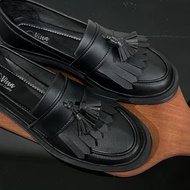 Docmart Formal Shoes Men's Loafers Black Matte Doff Docmart Women's Shoes Penny Slip On Shoes