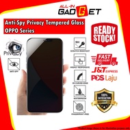 OPPO A91 A92 F1s F11 Pro F5 F7 R9s RENO 6.4 RENO 2 2F RENO 3 Privacy Tempered Glass Non Full Screen Protector
