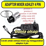 Spesial Adaptor Mixer Ashley Premium 4 Premium 6 Phonic Remix 602