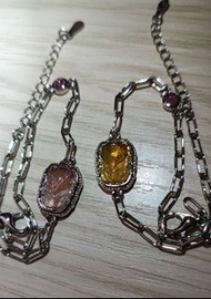 九尾狐碧璽純銀手鏈