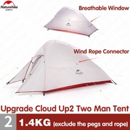 Naturehike New Upgrade CloudUp2 Tent Double Layer 2 person outdoor camping tent