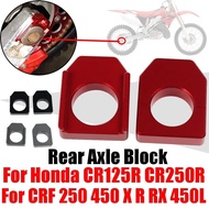 CNC Rear Chain Shaft Block For HONDA CR125R CR250R CRF250X CRF250R CRF450X CRF450R CRF450L CR 125 CR