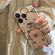 Cute Capybara Cover For Xiaomi Redmi A4 5G A3X A3 A2 A1 Plus Turbo 4 3 Y3 Y2 Y1 Mi 6X 5X A3 A2 A1 Mi