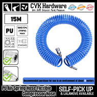 PU Air Spring Hose Flexible Air Hose Spring Pipe Air Tube Compressor Hose Angin Tools Mechanic Tools