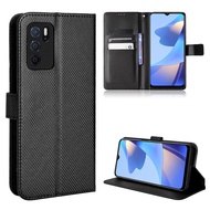 OPPO A16 Casing Flip Phone Holder Stand OPPO A16 Case Wallet PU Leather Back Cover