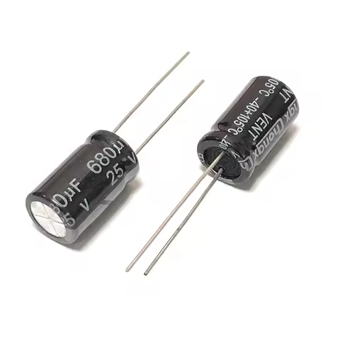25V680uf 10x17mm Aluminum Electrolytic Capacitor 680uf 25v 680uf25v 25v680mf 680mf25v 25v680MFD 680m