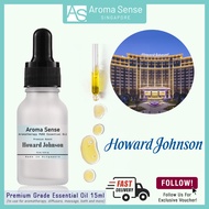 Aroma Sense 15ml Howard Johnson Hotel Scent | Pure Therapeutic Grade Essential Oil (Bottle with glas