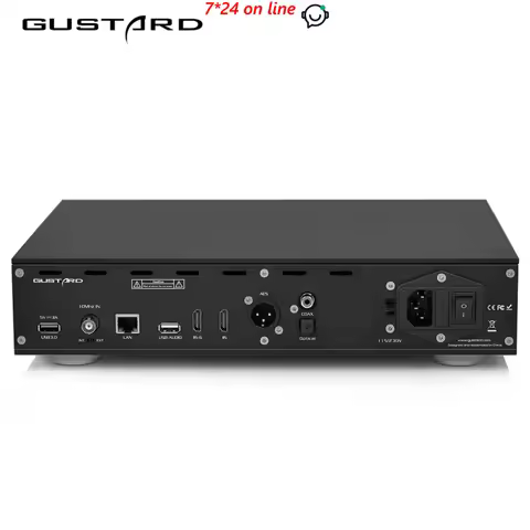 Gustard S26 Music Server Digital Turntable Digital Broadcast Webcast X86 CelPlayer AC115V/230V