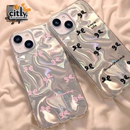 Case For iphone 7 8 7Plus 8Plus X XS XR 11 12 13 14 15 16 Simple Life Ribbon SoftcasePro Max JJ227 J