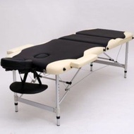 OTHER - 高級折疊 折叠按摩床 推拿床 紋身床 針灸床SPA 纖體美容床 鋁合金腳架 顔色 黑白 尺寸 70*185cm