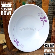 Corelle 1L Serving Bowl 432-WP Warm Pansies 1 Liter Serving Bowl