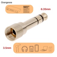 Orangesea Portable 6 35mm to 3 5mm Socket Adapter Headphone Adapter 1 4 inch to 1 8 inch