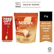 NESCAFE GOLD 2in1 Caramel Latte 12x31g Free Gold Spoon