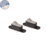 ZHEN 1/5PCS Boat Button Switch White 2 Pin Light ON/OFF 250V 6A AC AMP 125V 10A Electric Wok Home St