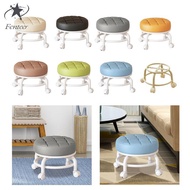 [lkpzhtw9] 360 Swivel Stool with Wheels, Home Stool, Mobile Stool, Silent Pulley, Low Stool with Uni