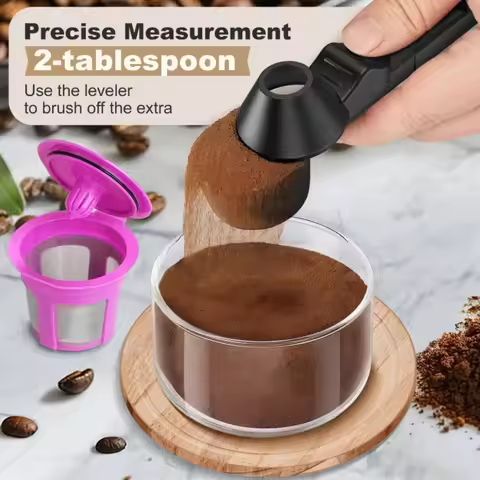 Creative Sliding Leakproof Coffee Scoop Protein Powder Measuring Spoon Leak Proof Design for Kitchen
