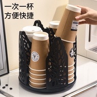 Disposable paper cup storage rack for milk tea shops, coffee and beverage shops, cup dispenser for h