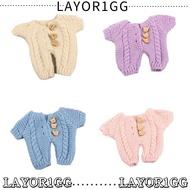 LAYOR1GG 20cm Cotton Doll Clothes, Lovely Clothing DIY Button Sweater, Kid Gift Cute High Quality On