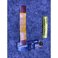 Power adapter board + USB Audio for Dell 7450 E7450 laptop, original disassembled product