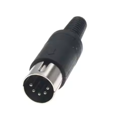 3pin 4pin 5pin 6pin 7pin 8 Pin DIN Male Female Plug MIDI Power Source Plug Chassis Cable DIN Connect