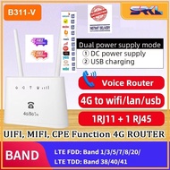 <2023 latest cpe  >  B311V MODEM ROUTER ALL TELCO MALAYSIA DOUBLE ANTENNA RJ11 PHONE LINE PORT READY