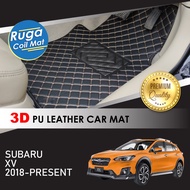 SUBARU XV ( 2018 - 2026 ) 3D PU Leather Car Carpet Karpet Kereta Kulit PU 3D Car Mat Alas Kaki Keret