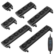 Aquarium Cooling Fan Adjustable Variable Speed Wide Angle Fan Fish Tank Chiller Fit For 15mm Thickne
