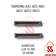 MESIN Samsung A10 A20 M10 A105 A205 M105 Lcd Connector Socket Connector Socket In Machine